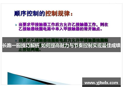 长跑一圈技巧解析 如何提高耐力与节奏控制实现最佳成绩